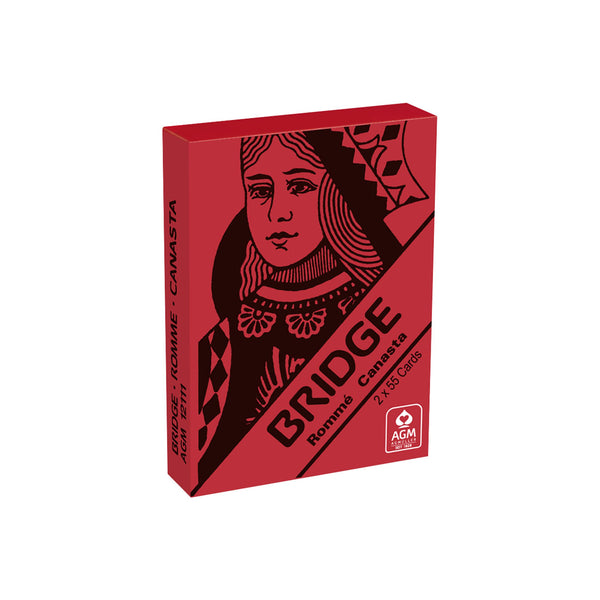 AGM Kartenspiel Spielkarten Bridge 2x55 Stück