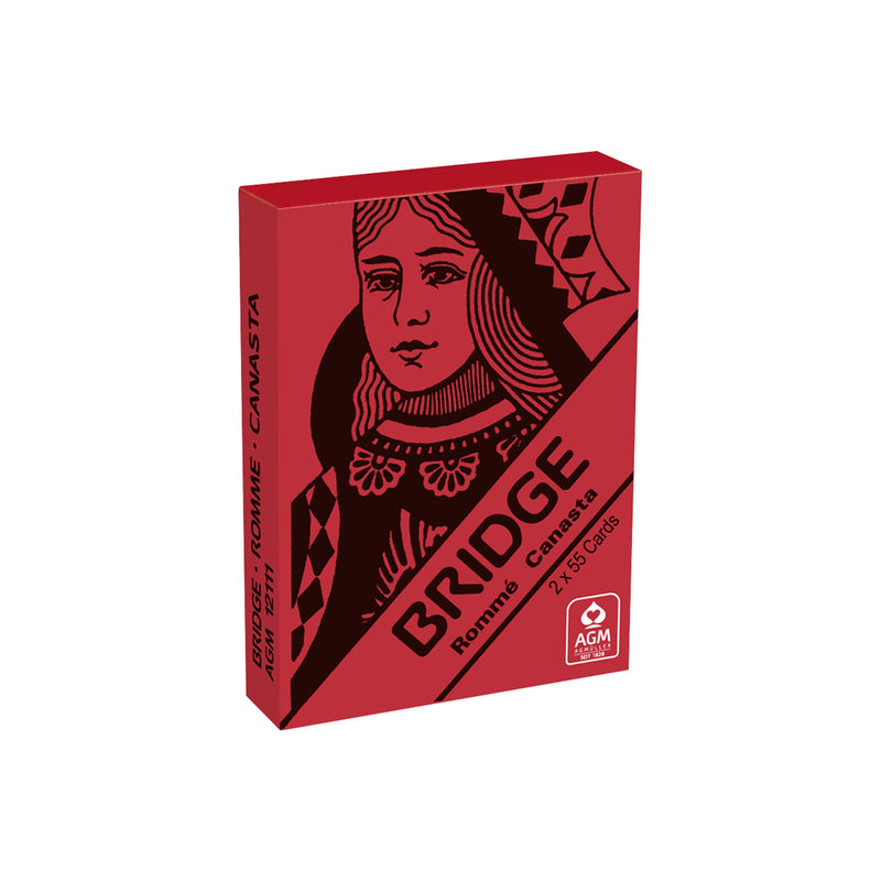 AGM Kartenspiel Spielkarten Bridge 2x55 Stück