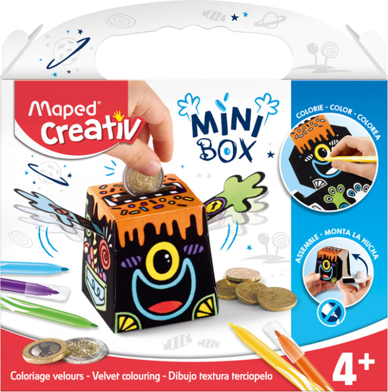 Maped Spiel Mini Box Samt Färbung 7-teilig
