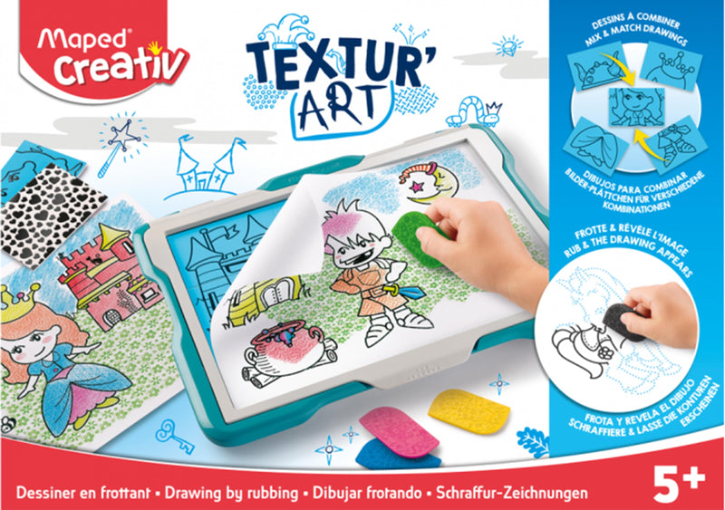 Maped Spiel Textur’Art Zeichentisch 37-teilig