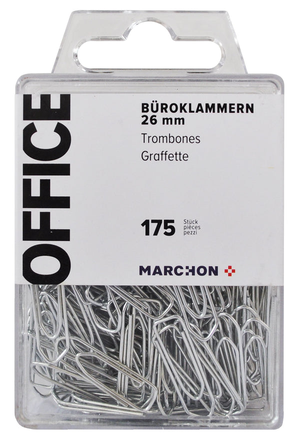 Office Büro / Papeterie Büroklammern 26mm 175 Stück