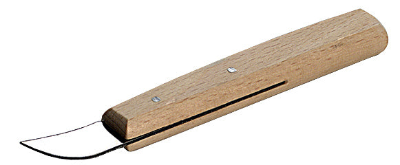Schwarz Kastanienmesser Griff aus Buchenholz