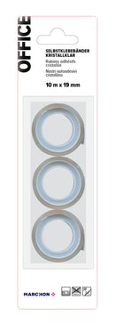 Office Büro / Papeterie Klebeband 19mm x10m transparent 3 Stück