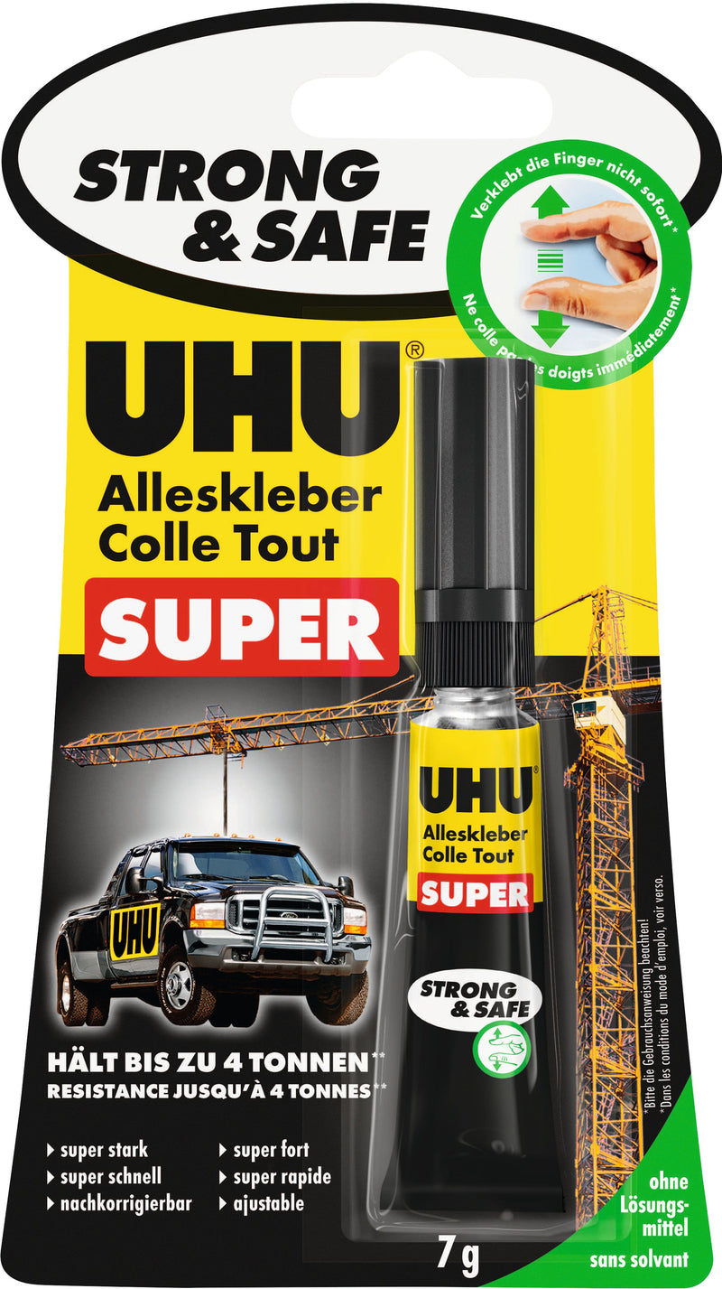 Uhu Klebstoff Alleskl.Super Strong&Safe 7G Tube Blister