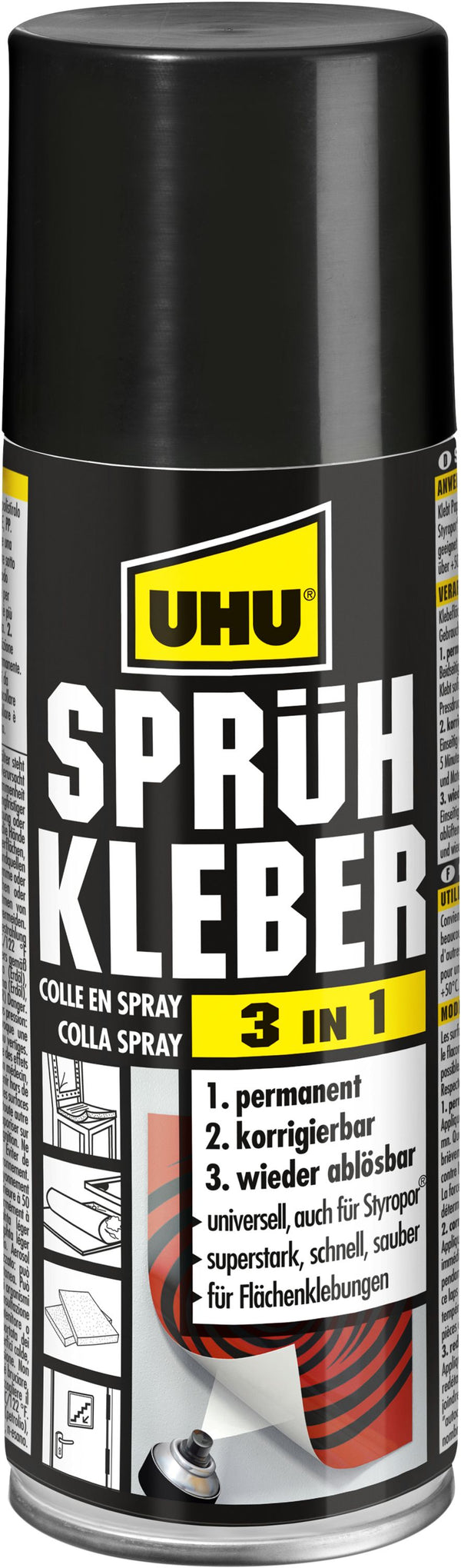 Uhu Klebstoff Sprühkleber 3In1 200m2