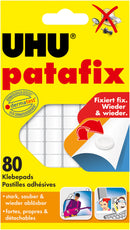 UHU photo adhesive + poster glue Patafix Weiss 80Pads