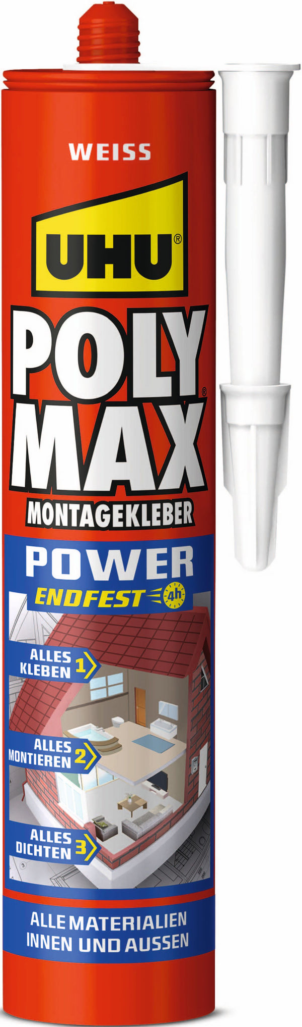 Uhu Klebstoff POLY MAX® POWER Weiss