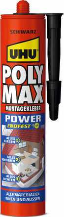 Uhu Klebstoff POLY MAX® POWER Schwarz