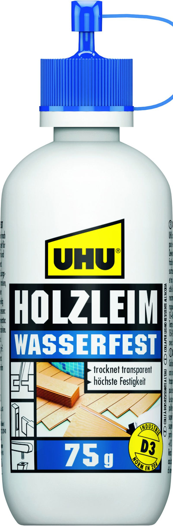 Uhu Klebstoff Holzleim wasserfest D3