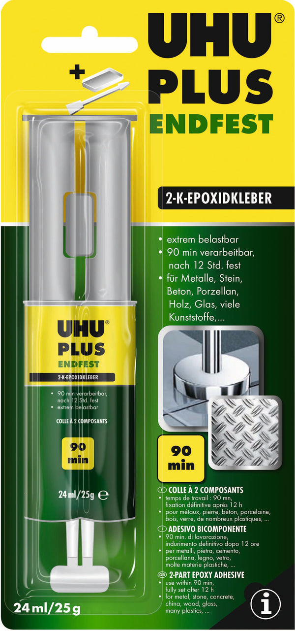 Uhu Klebstoff PLUS endfest 90min Doppelkammerspritze