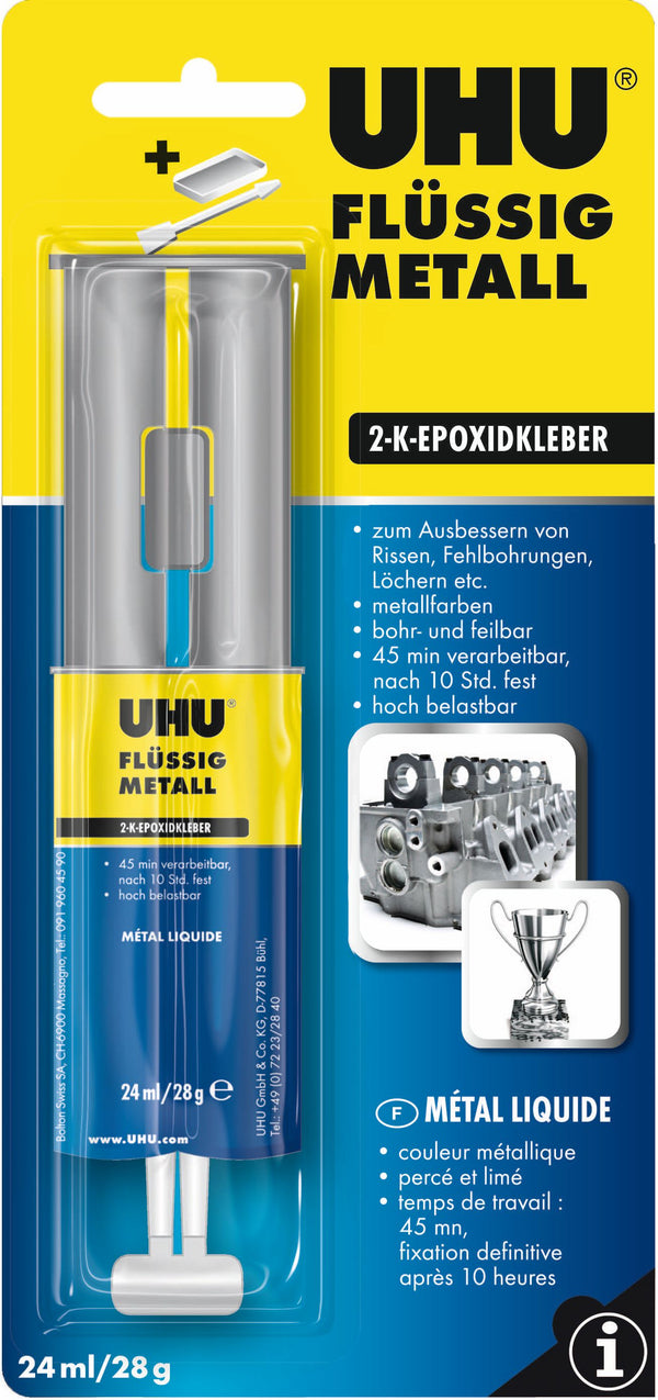 Uhu Klebstoff Flüssigmetall Doppelkammerspritze