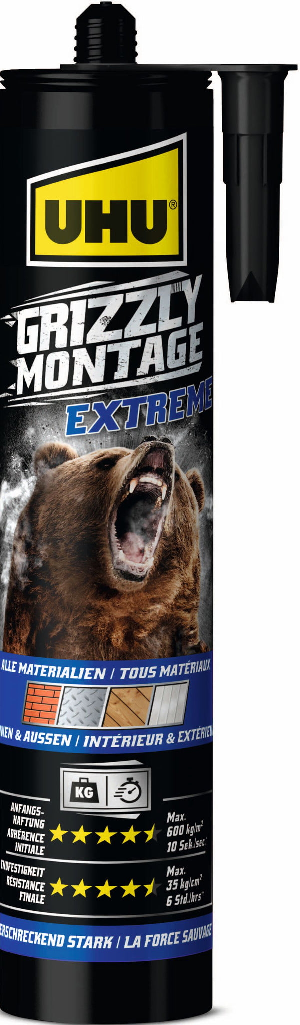Uhu Klebstoff Grizzly Montage Extreme Weiss