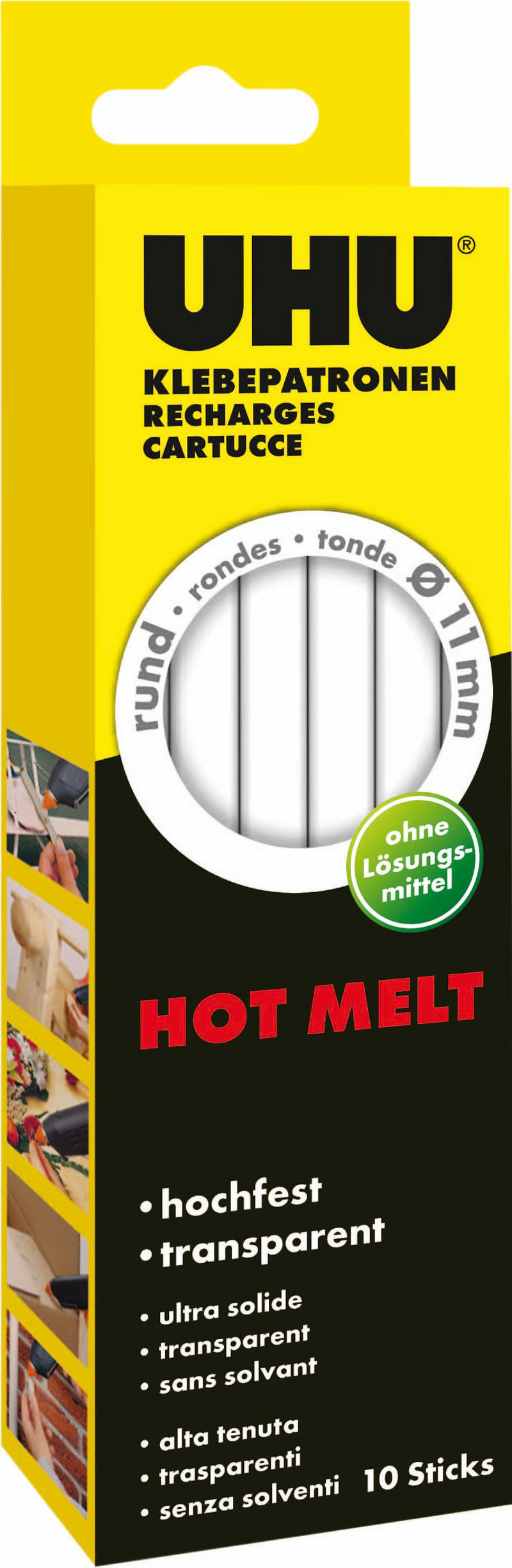 Uhu Heisskleber HOT MELT Heissklebepatronen