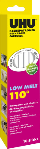 Uhu hot glue low melt 110 ° C low -speed cartridges