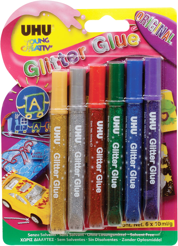 Uhu Malset für Kinder Glitter Glue original