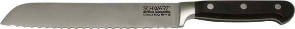 Schwarz Brotmesser Quality geschmiedet 20 cm