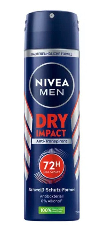 Nivea Deospray 150ml Men Dry Impact Antitranspirant