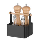 HENDI Besteckbehälter schwarz 170x130x160mm