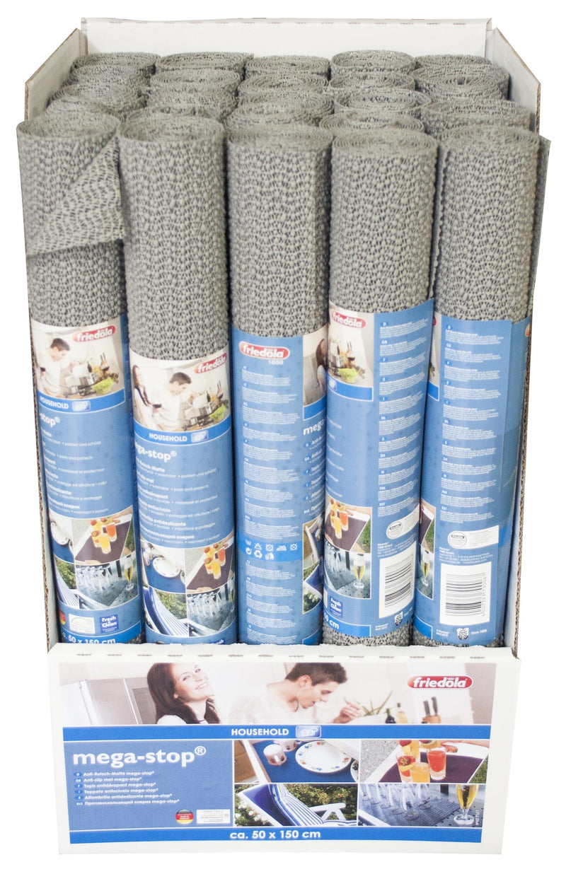 Friedola anti-slip mat mega-stop anti-slip mat gray 30x150 cm
