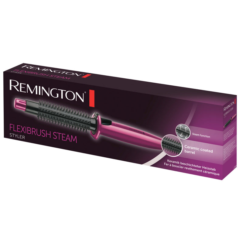 REMINGTON Glättbürste CB4N Rundbürste Flexibrush Steam