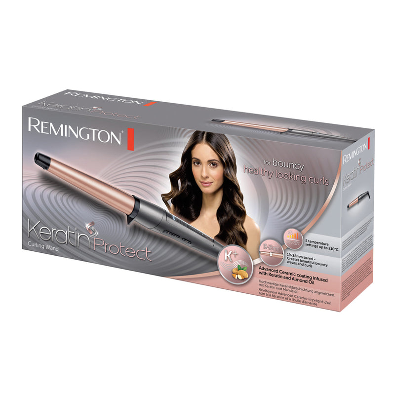 REMINGTON Lockenstab CI83V6 Keratin Protect 19-28mm