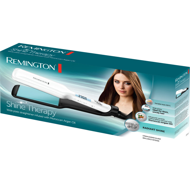 REMINGTON Haarglätter S8550 Shine Therapy Breiter Glätter