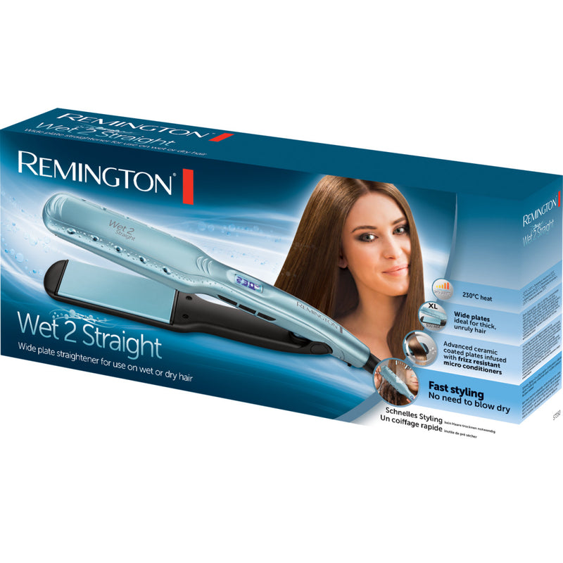 REMINGTON Haarglätter S7350 Wet2Straight Breiter Glätter