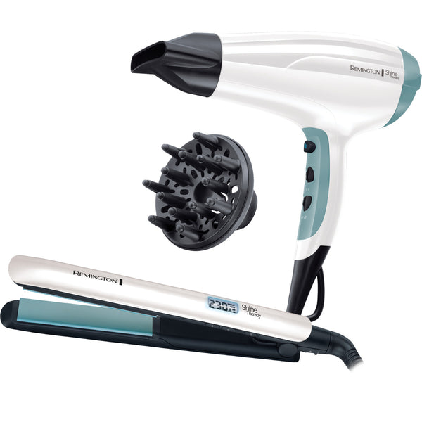 REMINGTON Haarglätter S8500 GP Shine Therapy Geschenk-Set