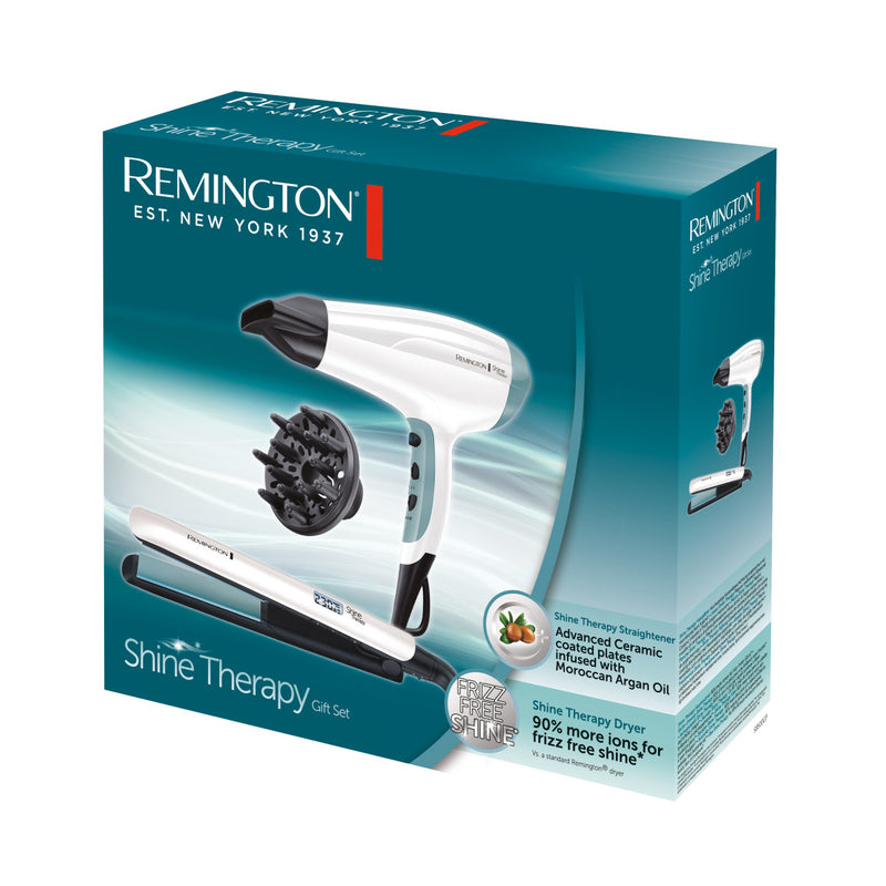 REMINGTON Haarglätter S8500 GP Shine Therapy Geschenk-Set