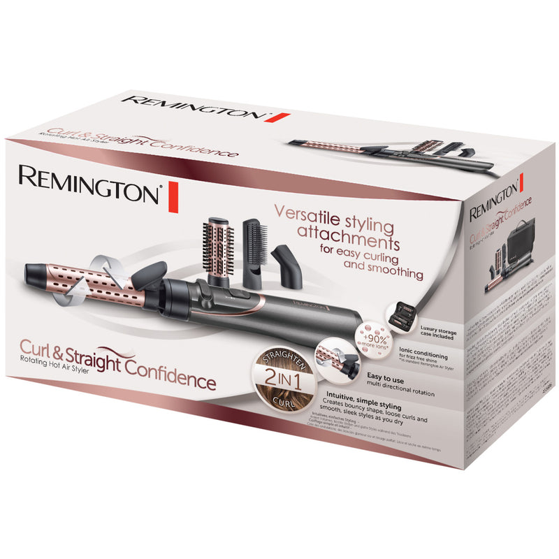 REMINGTON Warmluftbürste AS8606 Curl & Straight Confidence Rotierende