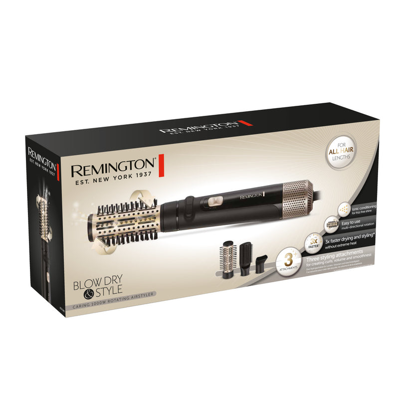 REMINGTON Warmluftbürste AS7580 Rotierender Warmluftstyler Blow Dry and Style