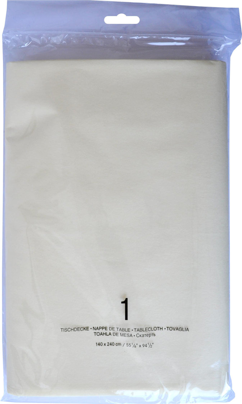 Deco tablecloth cream 140x240 cm