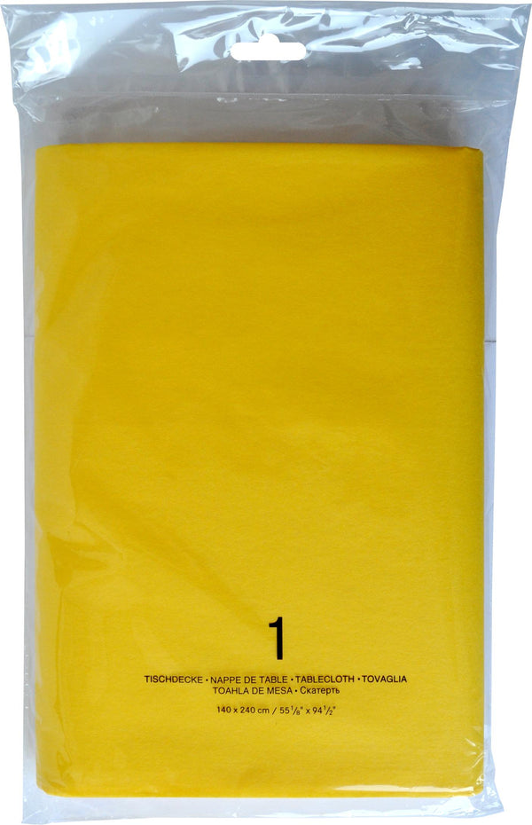 DECO Tischtuch gelb 140x240 cm