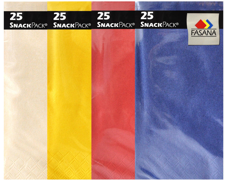 Snackpack napkins Snack Sorted 33x33 cm 25 pieces