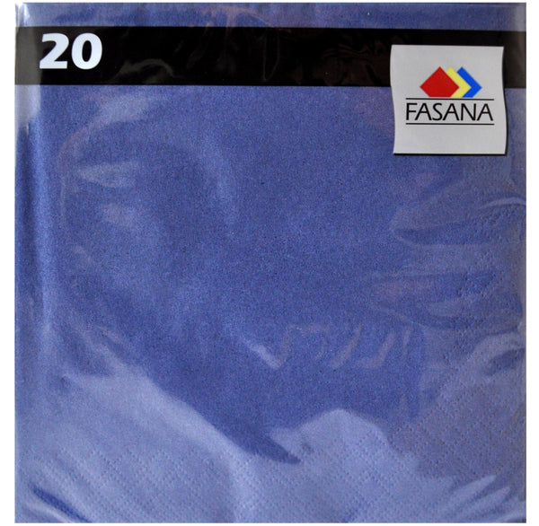 SnackPack Servietten blau 33x33 cm 20 Stück