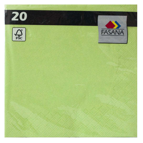 SnackPack Servietten limette 33x33 cm 20 Stück