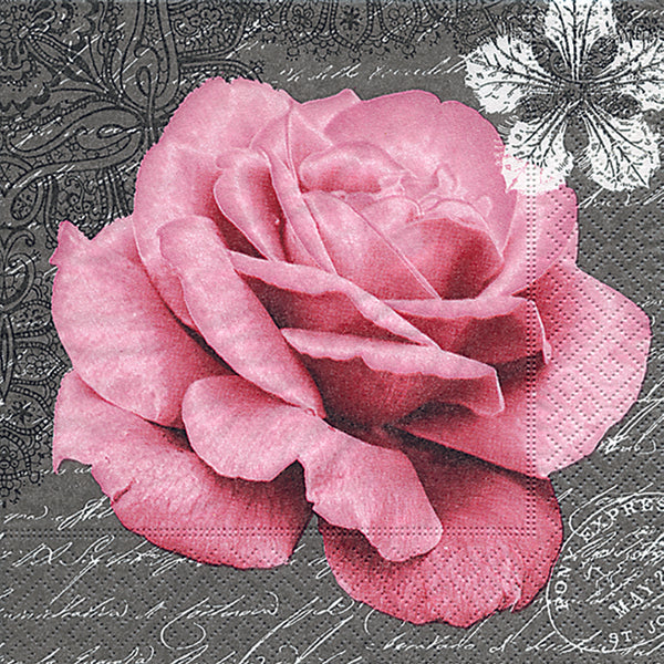Paper+Design Servietten Rose 33x33 cm 20 Stück