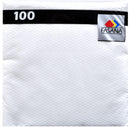 Snackpack napkins white 1-layer 33x33 cm 100 pieces