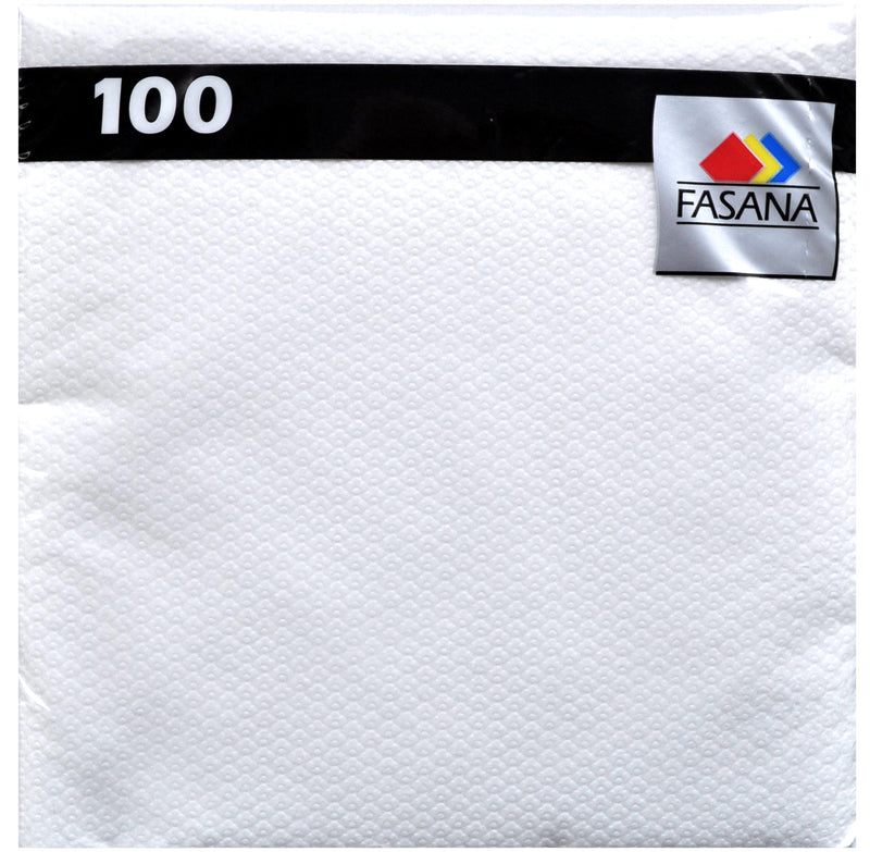 SnackPack Servietten weiss 1-lagig 33x33 cm 100 Stück