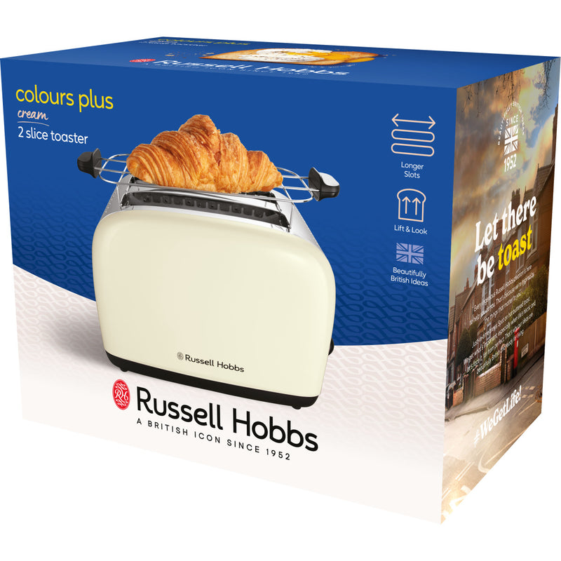 RUSSELL HOBBS Toaster 26551-56 Colours Plus 2S toaster crème