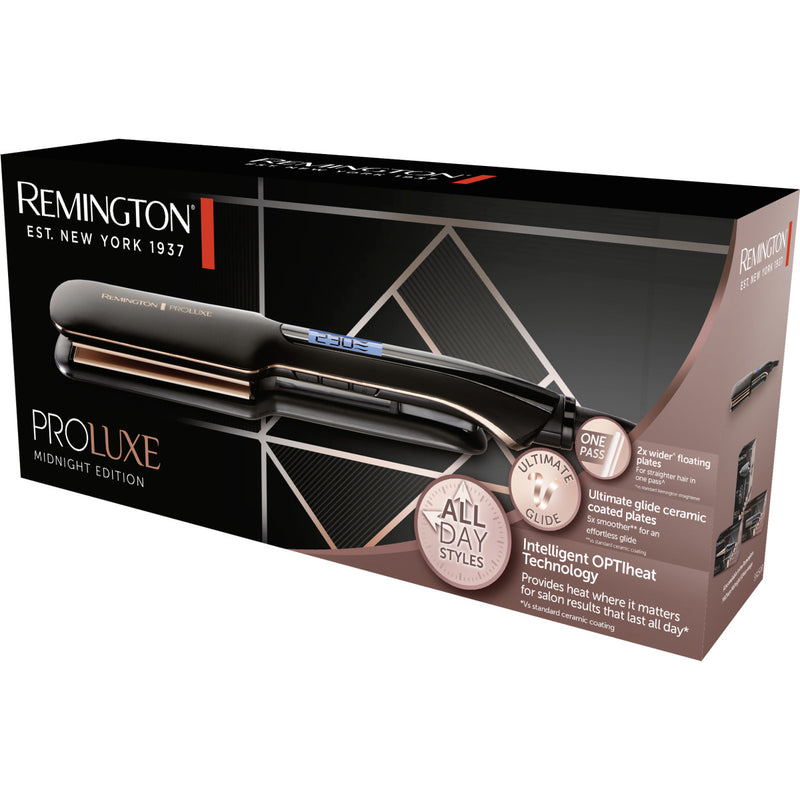 REMINGTON Haarglätter S9150B PROluxe Midnight Edition Breites Glätteisen