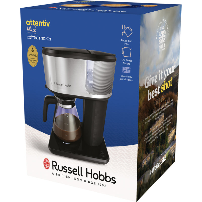 RUSSELL HOBBS Kaffeemaschine 26840-56 Attentiv Black Coffee Bar