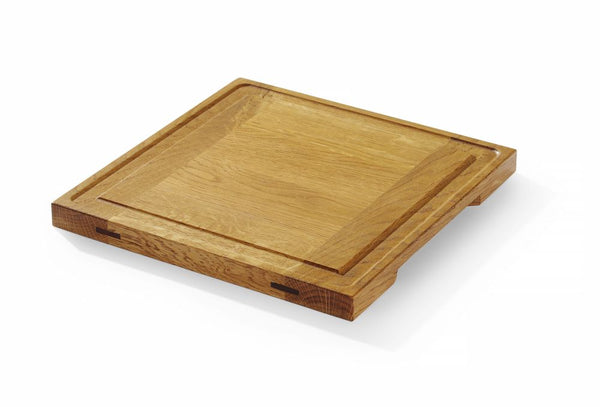 HENDI Servierbrett aus Eichenholz 270x270x20mm