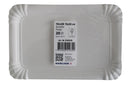 Party carton plate white 13x20 cm 20 pieces