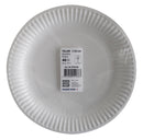 Party carton plate white 23 cm 40 pieces
