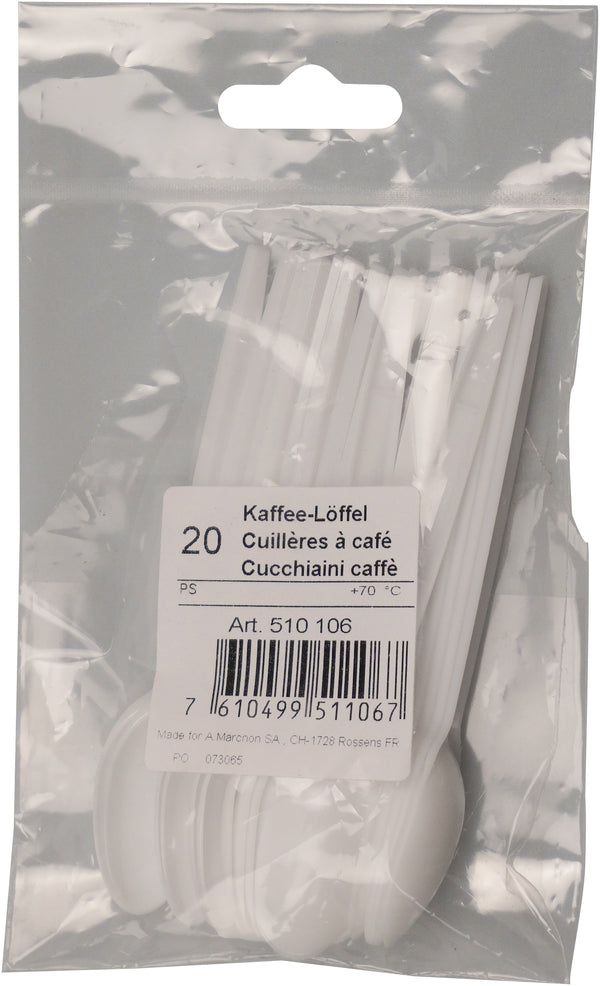 No Name Plastikkaffeelöffel 20 Stück