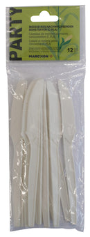 PARTY Messer 17.5 cm Bio CPLA 12 Stück