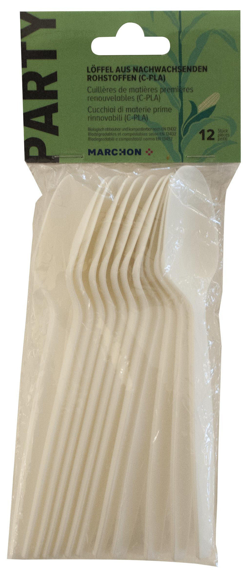 PARTY Suppenlöffel 17.5 cm Bio CPLA 12 Stück