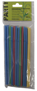 Party straw drinking broth organic pla 24 pieces