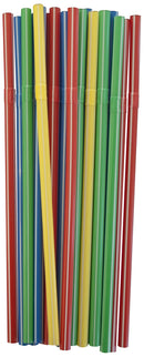 Party straw drinking broth organic pla 24 pieces
